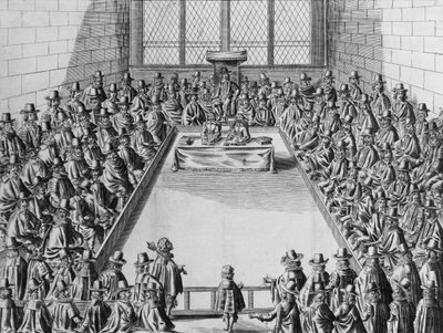 Parliament During the Commonwealth, 1650 by French School